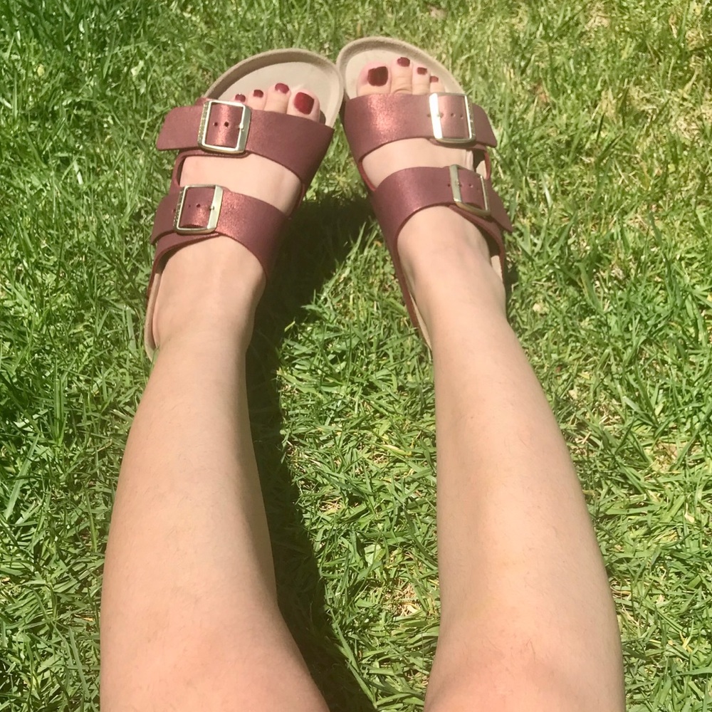 Birkenstock washed leather sz 38-39-40 - Picture 2 of 11